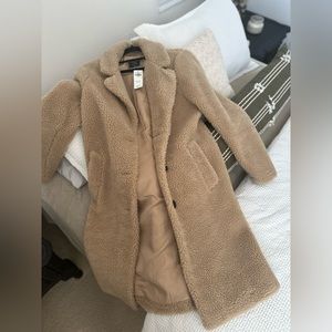 Abercrombie - Teddy Coat Size L